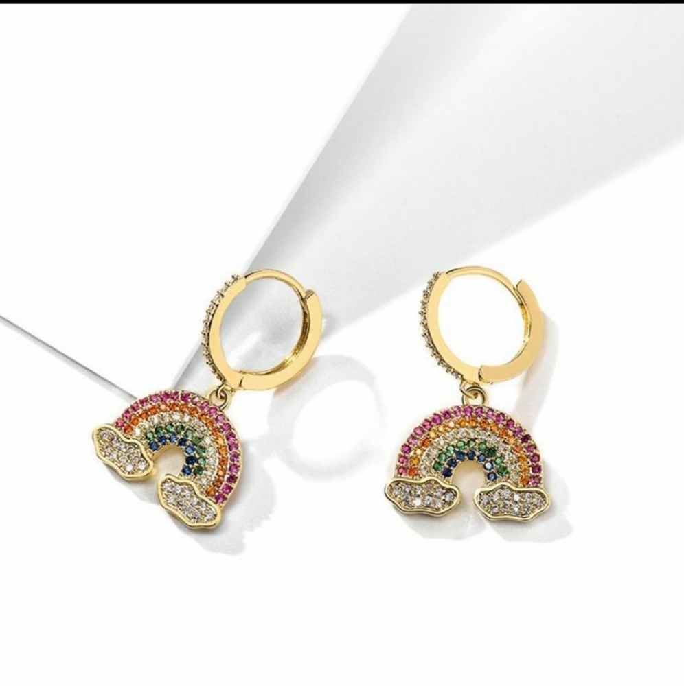 Rainbow earrings